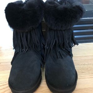 Koolaburra Haley II Tall fringe boots New 7